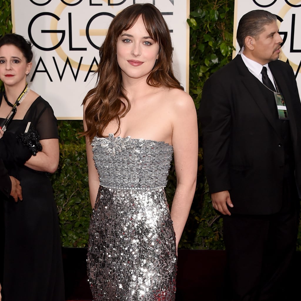 Dakota Johnson at the Golden Globes 2015