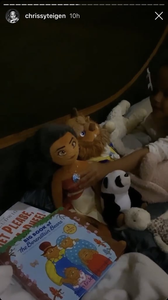 Chrissy Teigen and Luna Went Camping in the Backyard
