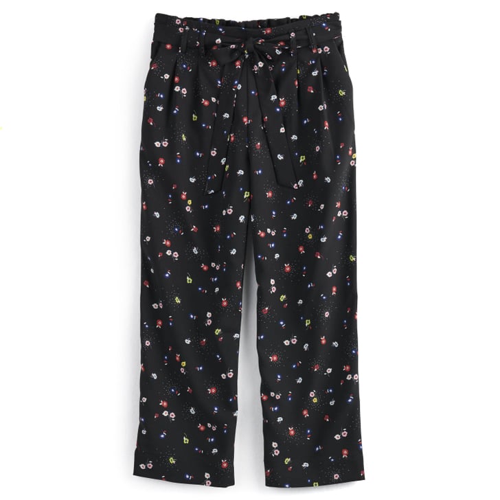 PaperbagWaist Wide Leg Crop Pants POPSUGAR at Kohl's Collection 2018