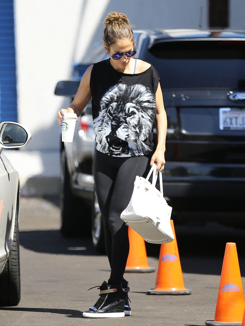 Lucy Hale sports a cropped sweatshirt and leggings as she hits a Pilates  class in Studio