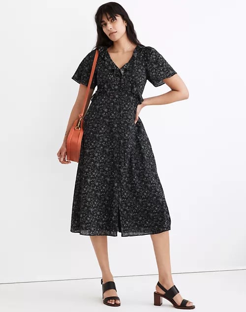 An Everyday Dress: Madewell Ruffled Tiered Midi Dress