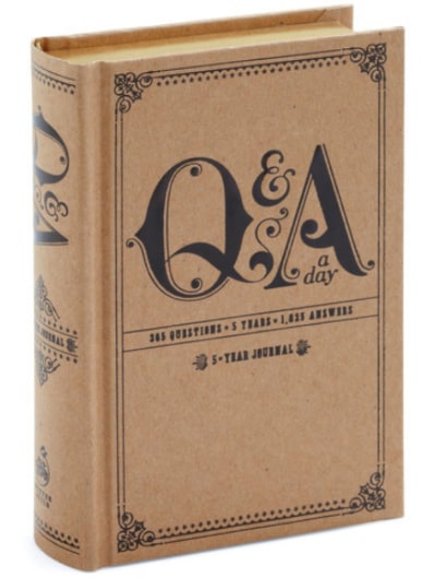 Q&A a Day Five Year Journal ($17)