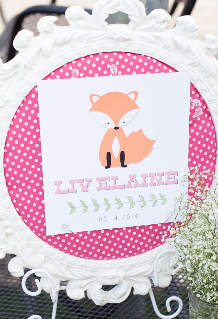 Fox-Themed Baby Shower