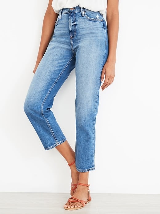 Extra High-Waisted Sky-Hi Straight Jeans | Trends From Old Navy You Can ...