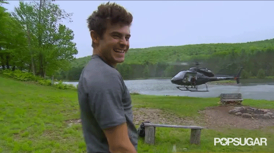 When He Reacts Like This to Bear's Helicopter