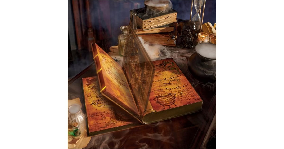 Animated Book of Spells Shop the Best Halloween Decor at Grandin Road