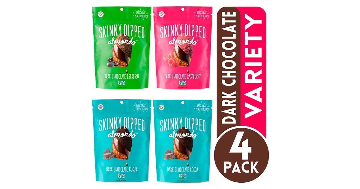Skinny Dipped Almonds Dark Chocolate Covered Almonds Best LowSugar