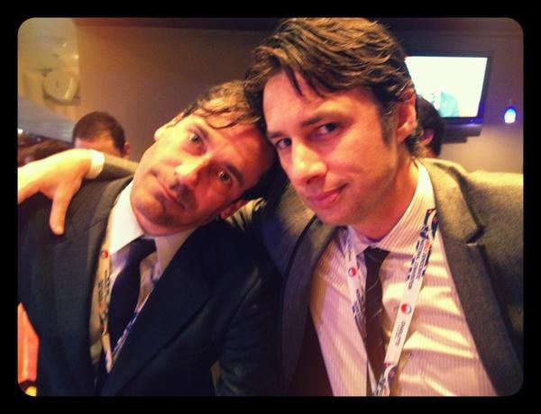 There's too much hotness in this 2012 snap of Jon Hamm and Zach Braff, and Zach knows it. "Here's one for the ladies," he wrote in the caption.