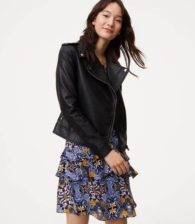 LOFT Faux Leather Motorcycle Jacket