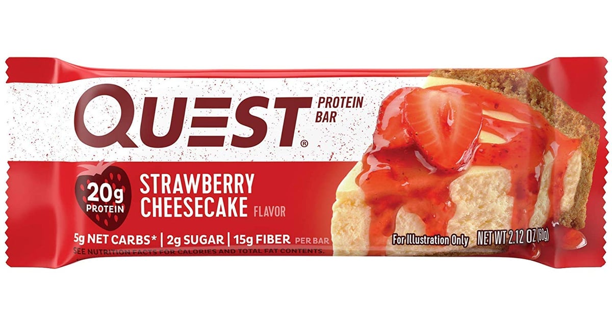 Quest Nutrition Strawberry Cheesecake Protein Bar Best Snacks For