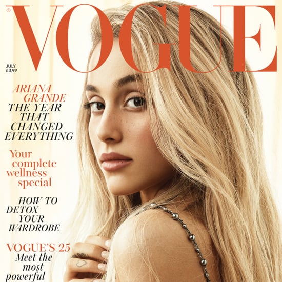 Ariana Grande Wears Her Hair Down on Vogue UK Cover