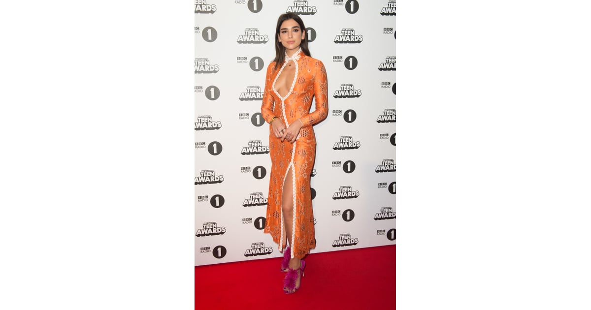 Dua Lipa In 2016 At The BBC Radio 1 Teen Awards Dua Lipa s Style Evolution In Photos 