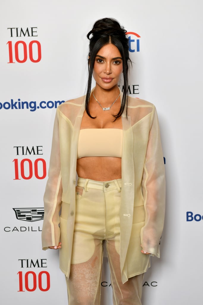 Kim Kardashian's Sheer Suit at the Time100 Summit