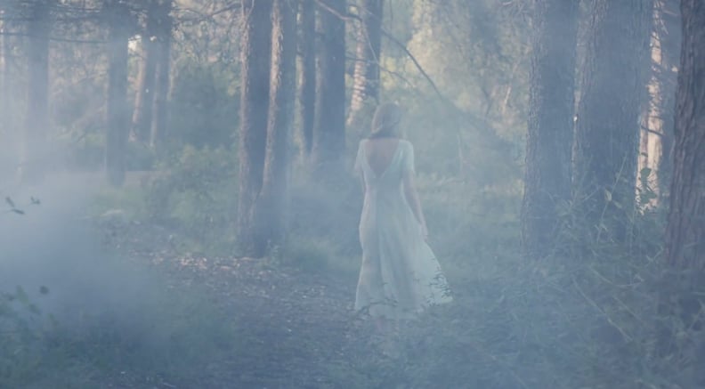 A Delicate Dress Spotted in the Woods