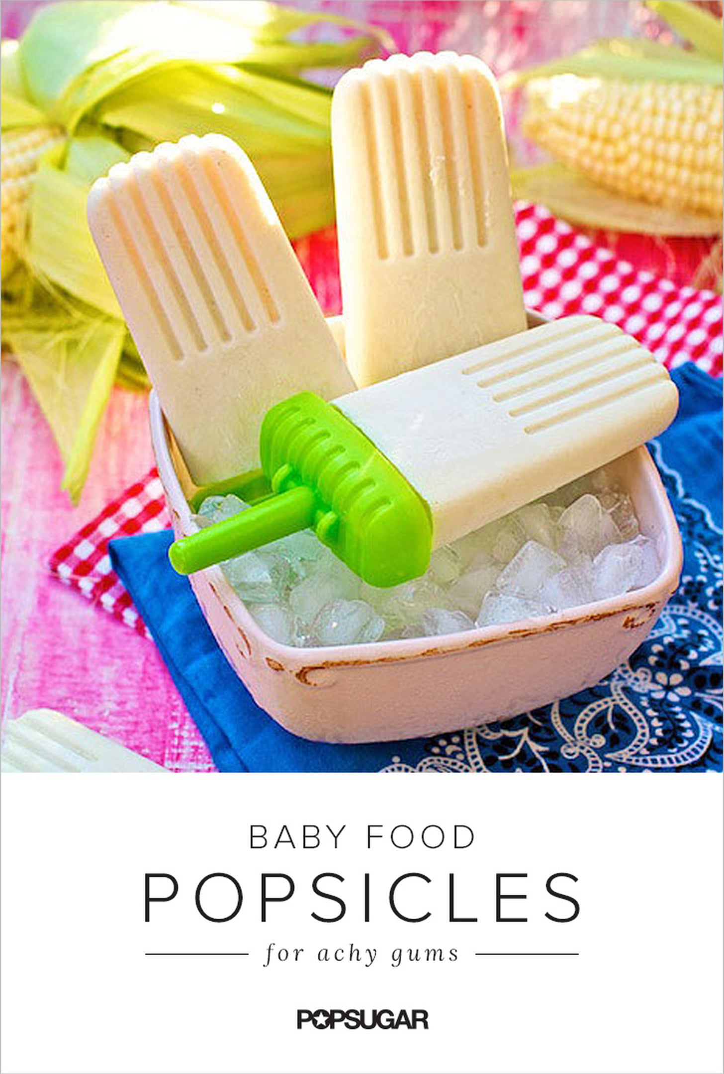 Baby Food Popsicles For Teething Babies | PS Family