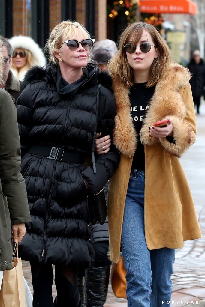 Kate Hudson and Dakota Johnson in Aspen December 2015