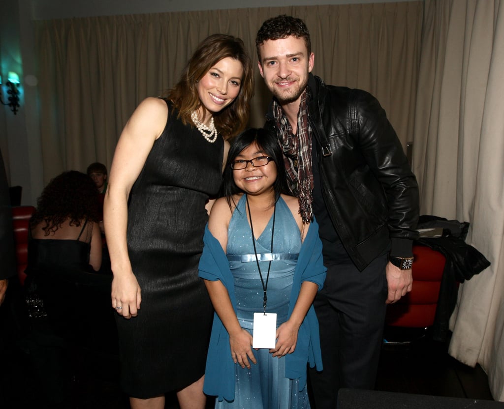 When the couple shared their spotlight with a thrilled kid.