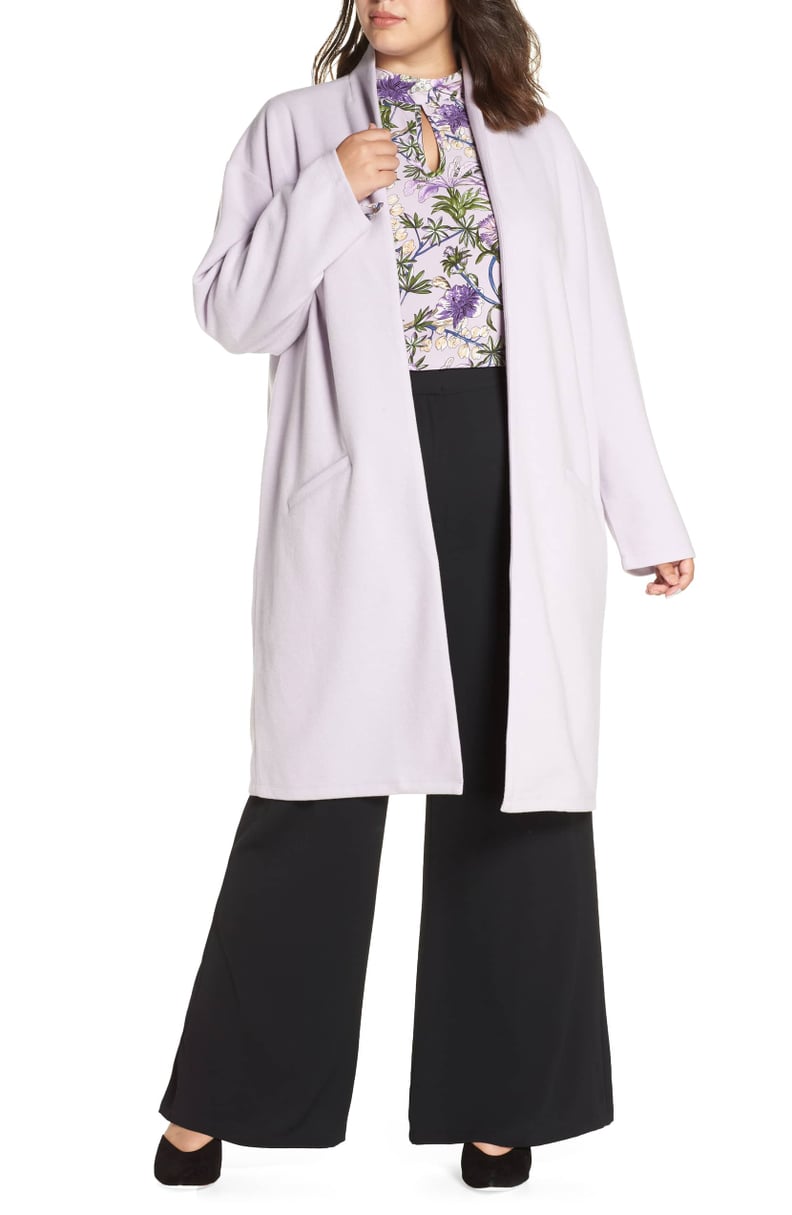 Leith open front store midi coat