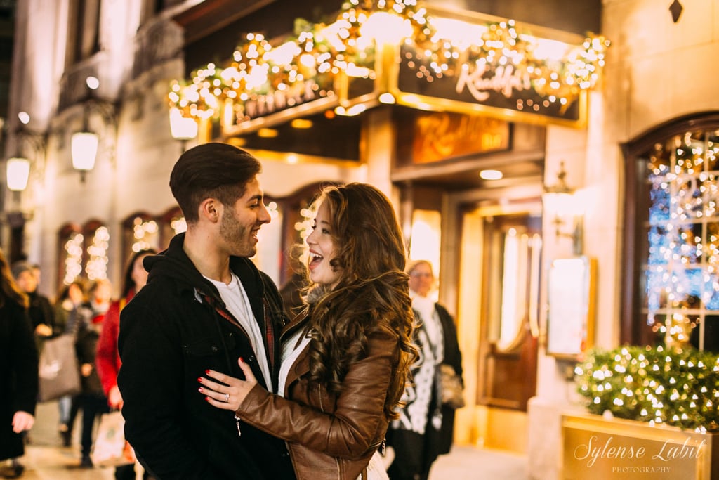 Christmas Engagement Photos in New York