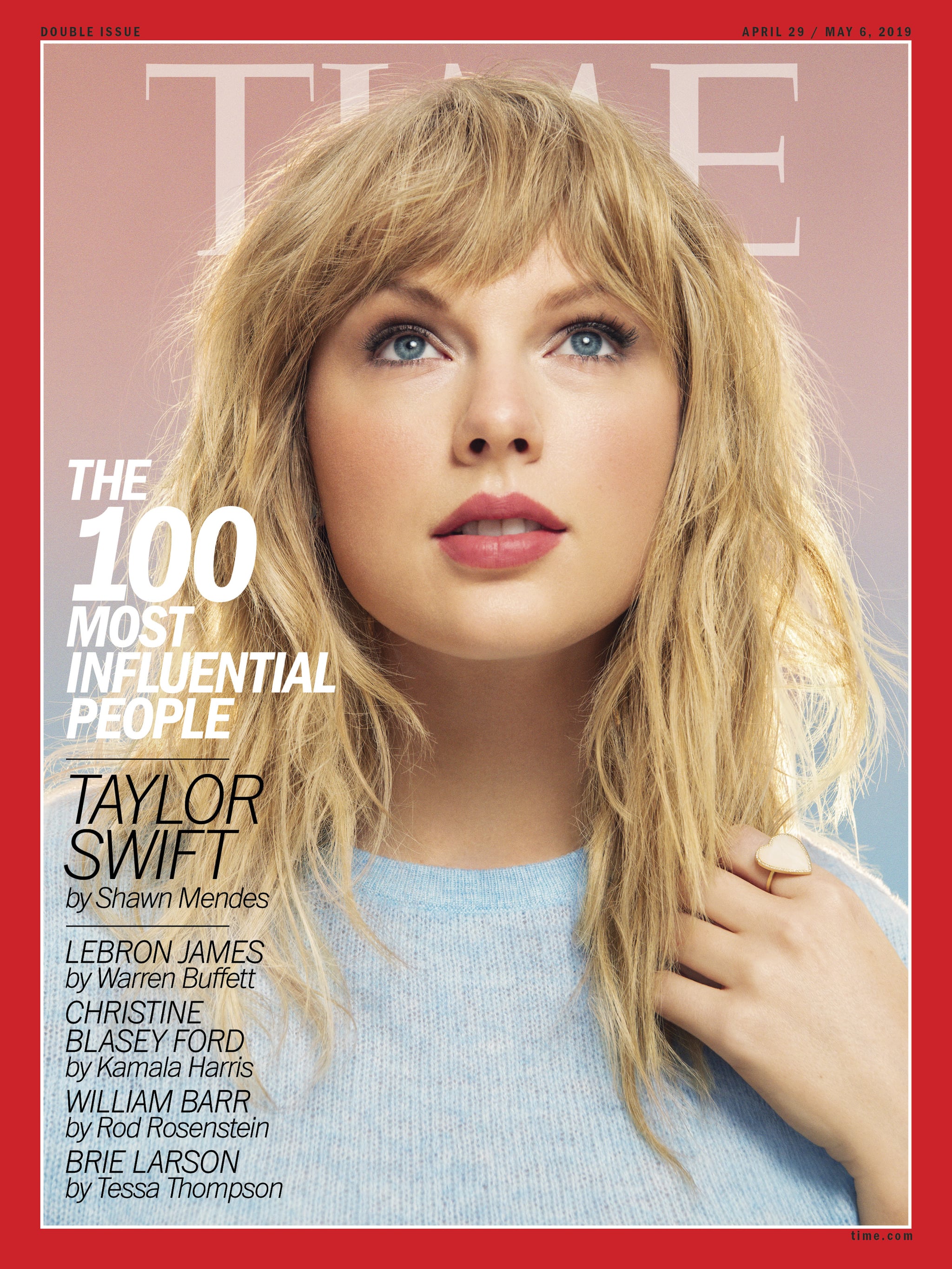 Taylor Swift Time 100 Most Influential People Cover 2019 POPSUGAR 