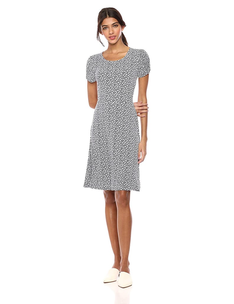 Lark & Ro Women's Gathered Fit and Flare Dress
