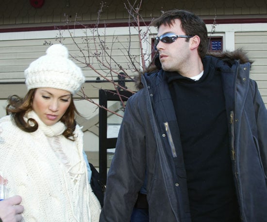 Ben Affleck and Jennifer Lopez in coordinated black and white at the 2003 festival.
