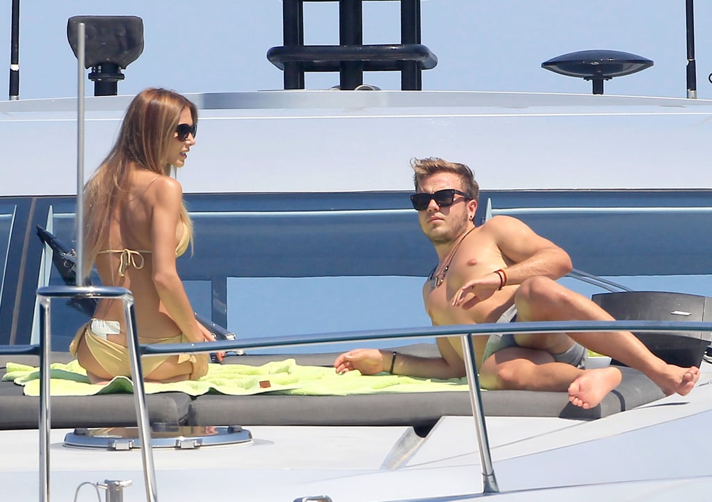 Mario Gotze in Ibiza With His Girlfriend After the World Cup