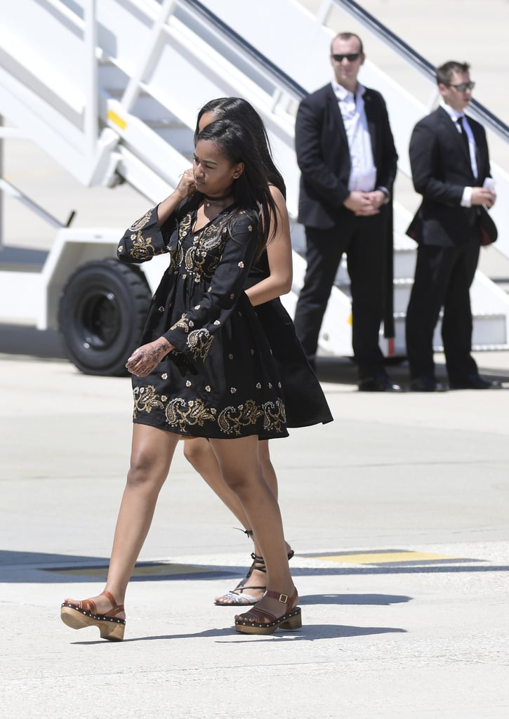 Michelle Obama's Floral Dress in Spain July 2016