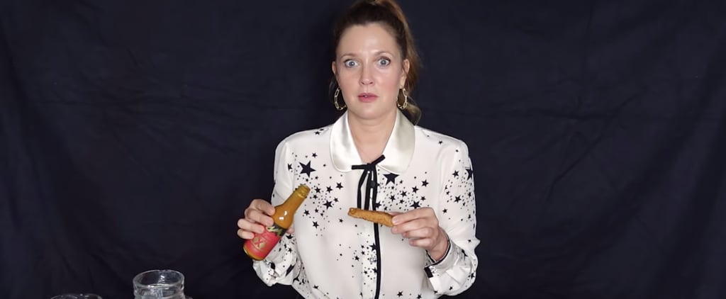 Watch as Drew Barrymore Rethinks All the Life Choices That Led Her to This Hot Ones Video