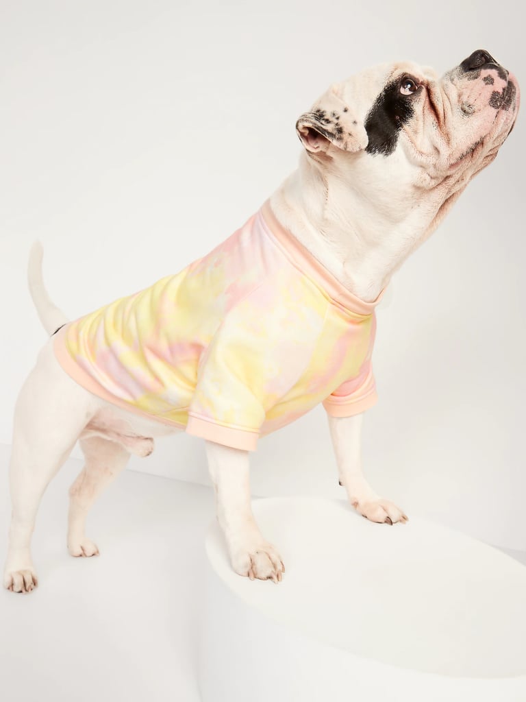 Old Navy Crew-Neck Sweatshirt in Orange Tie-Dye