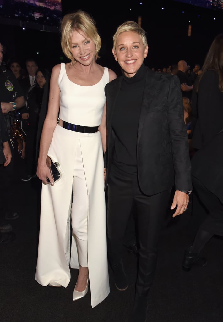 Portia de Rossi and Ellen DeGeneres