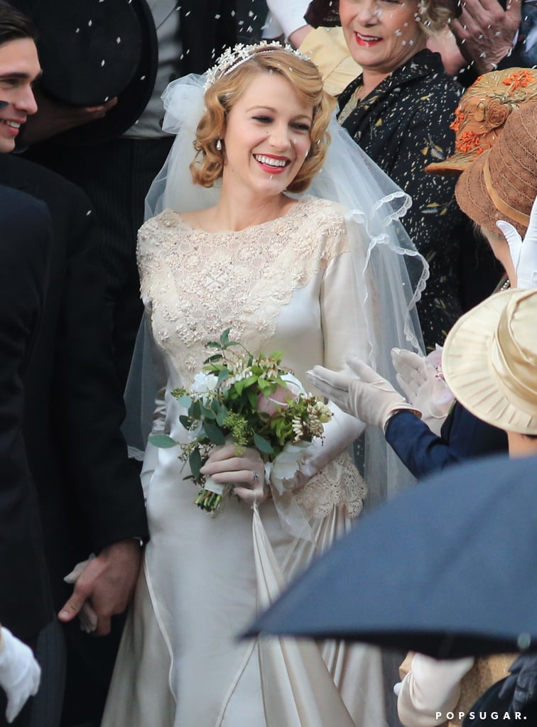 Blake Lively Filming a Wedding Scene For The Age of Adaline