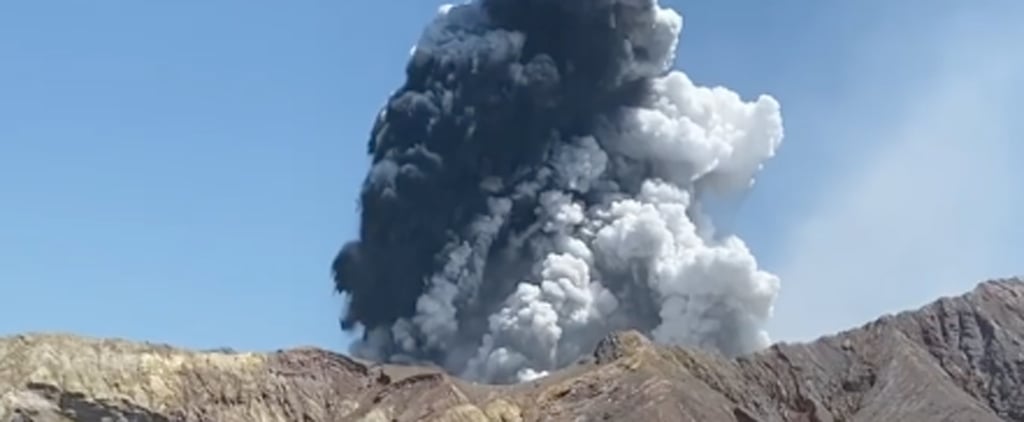 Pictures of the White Island Volcano Eruption in New Zealand