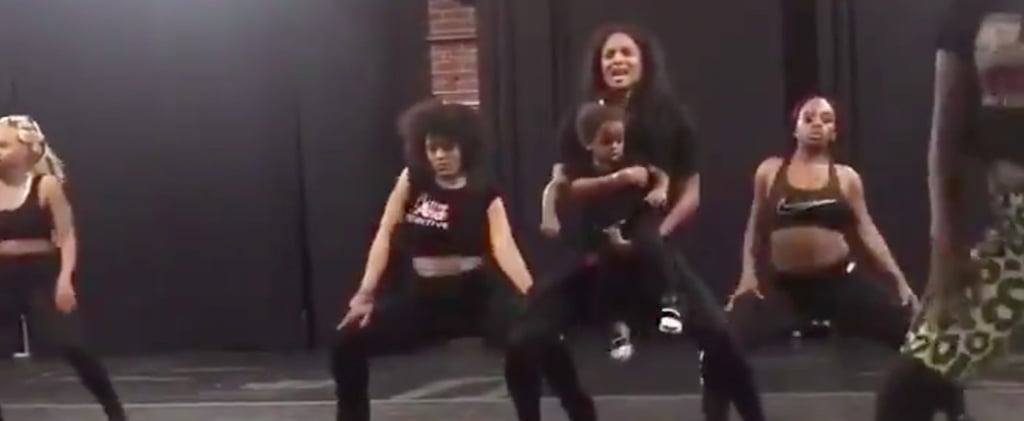 Ciara Dancing With Daughter During Rehearsals
