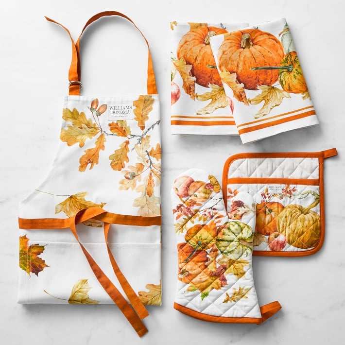 For a Full Set: Heirloom Pumpkin Kitchen Linens Bundle