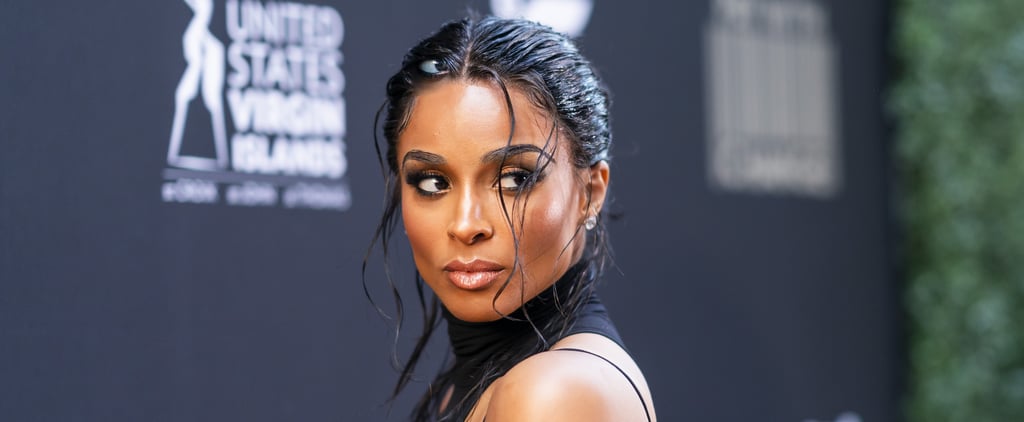 Ciara's Rhinestone French Manicure at SI Swim Party
