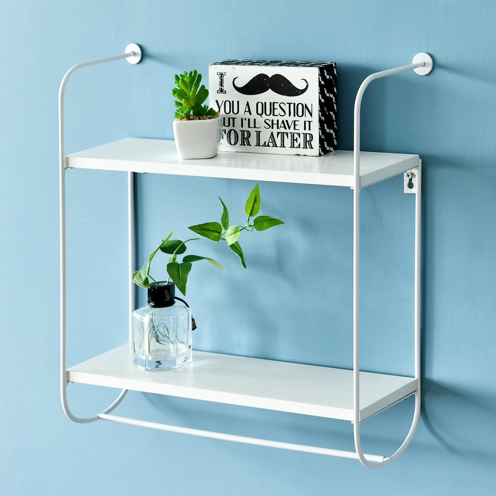 Lanoka 2 Tier Folding Display Wall Shelf 27 Life Changing Products That Will Totally Reorganize Your Bathroom Popsugar Family Photo 25