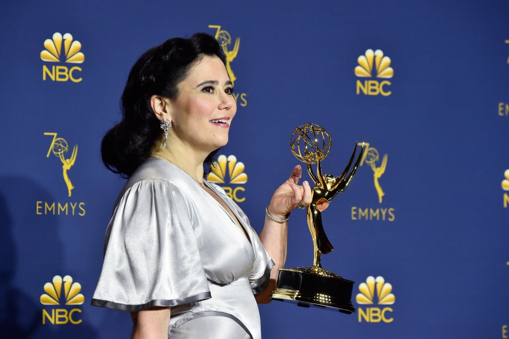 Alex Borstein Silver Dress at the 2018 Emmys