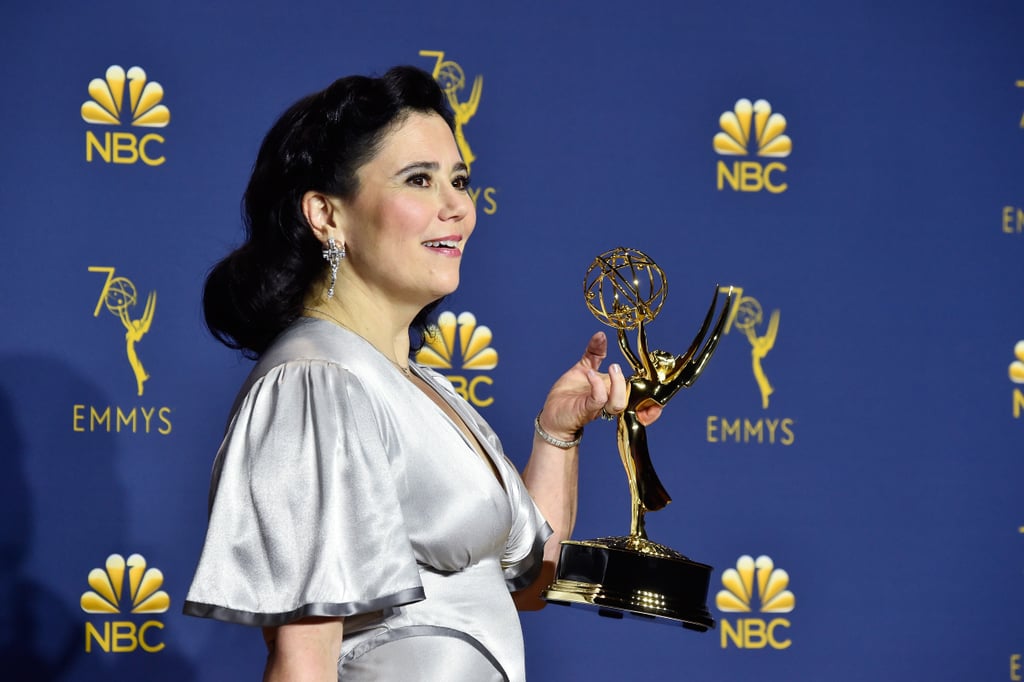 Alex Borstein's Silver Dress at the 2018 Emmys