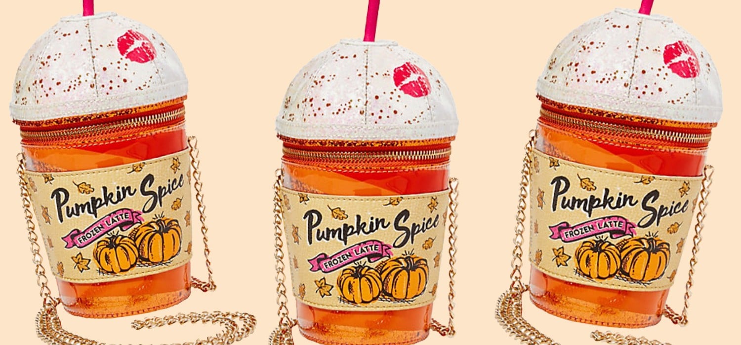 Betsey johnson pumpkin spice latte purse sales