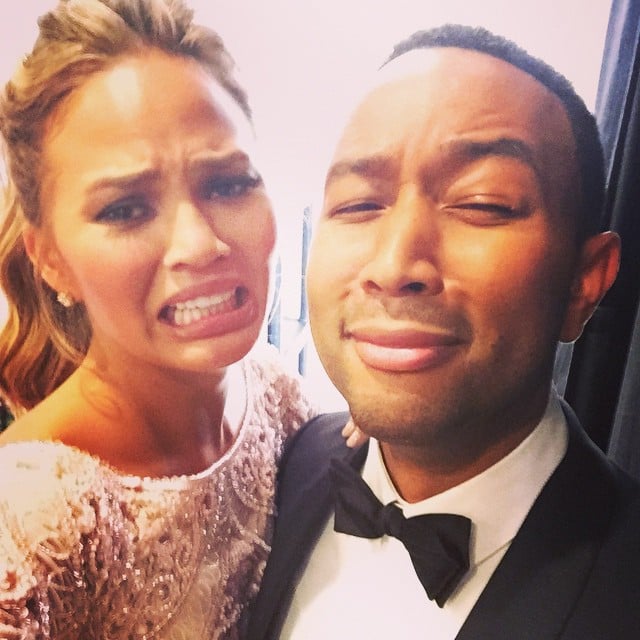 When They Practiced Their Ugly Cry Faces Together 21 Times Chrissy Teigen And John Legend Had The Love You Re Dying To Find Popsugar Celebrity Photo 13,Long Skirts With Slits On The Side