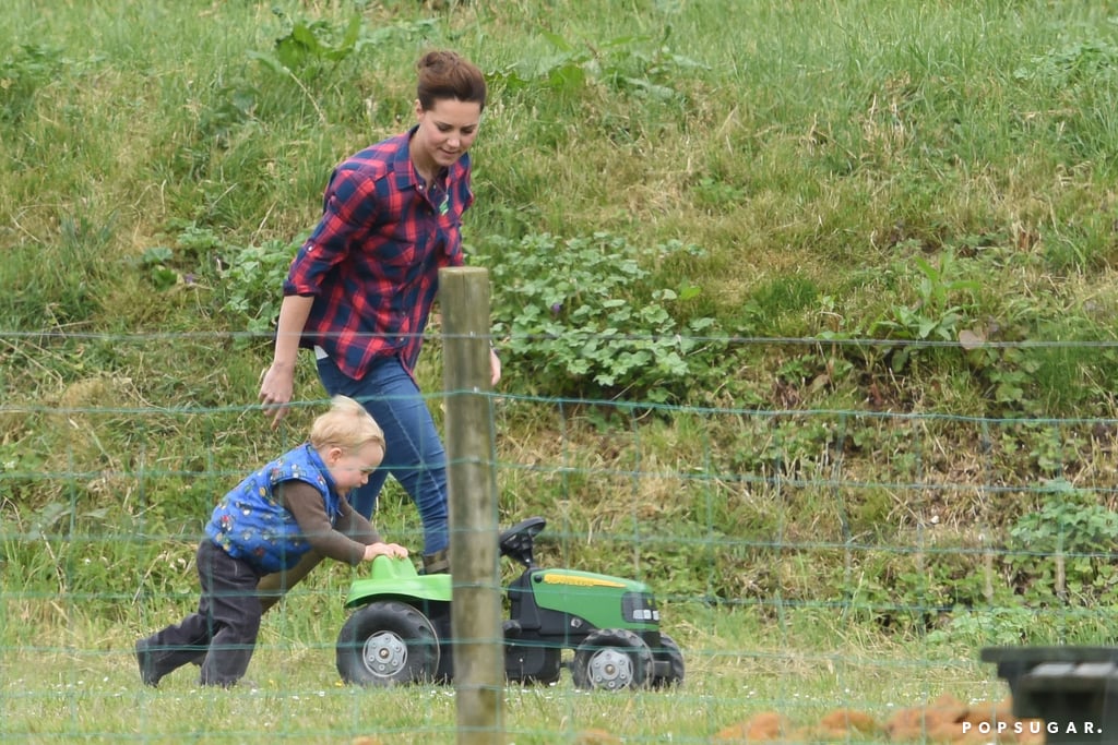 Kate Middleton and Prince George at the Park 2015 Pictures