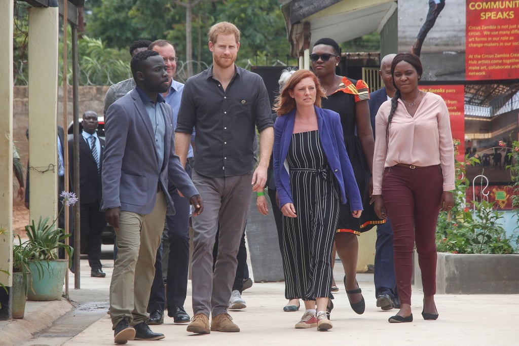 Prince Harry Visiting Zambia Pictures November 2018