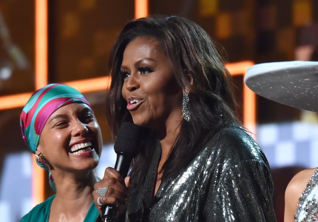 Michelle Obama At The 2019 Grammys Popsugar Celebrity Photo 22