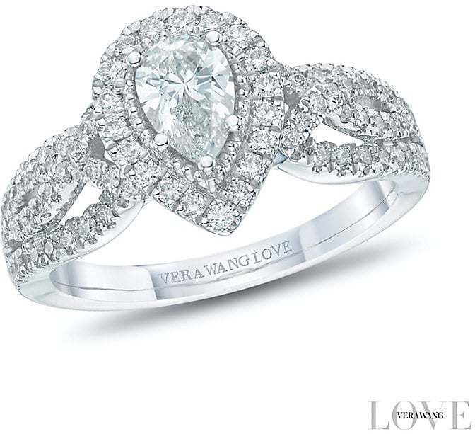Vera wang shop pear ring