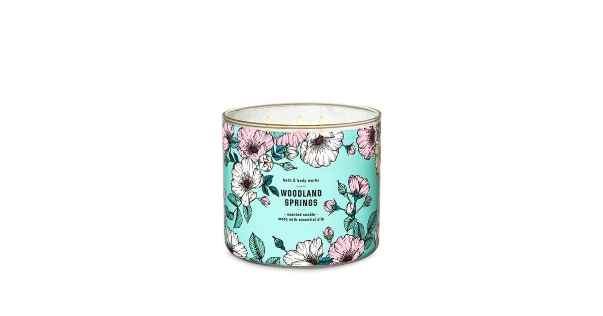 Woodland Springs 3Wick Candle Best New Candles From Bath & Body