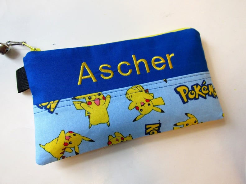 Personalized Pokémon Pencil Pouch