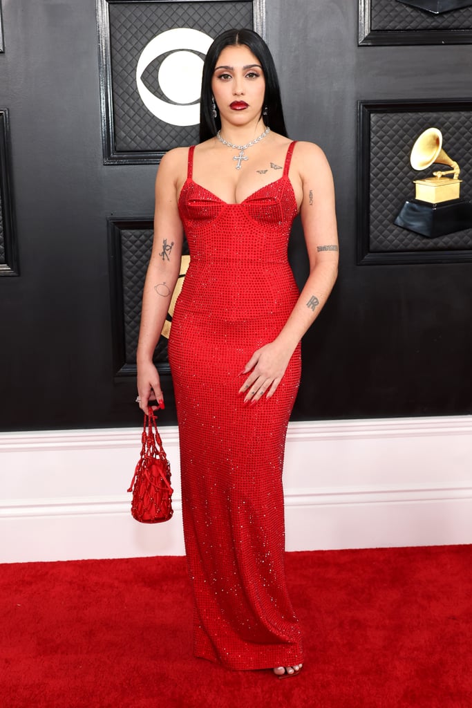 Lourdes Leon Wears a Cone Bra Dress to the Grammys 2023