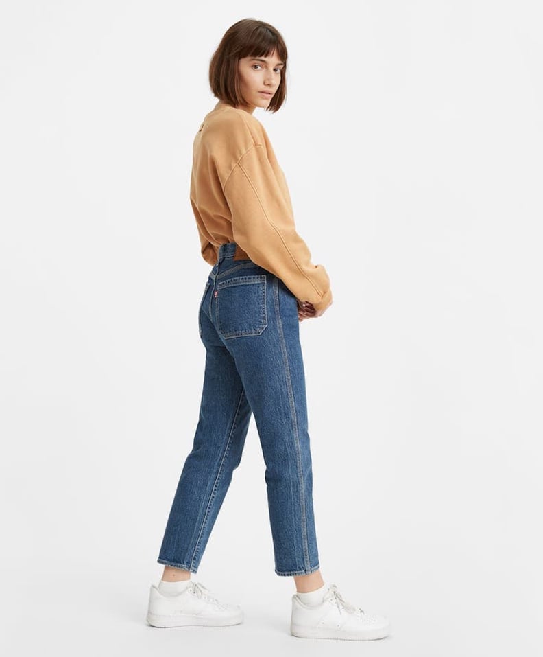 Levi's Wedgie High Waist Crop Straight Leg Jeans