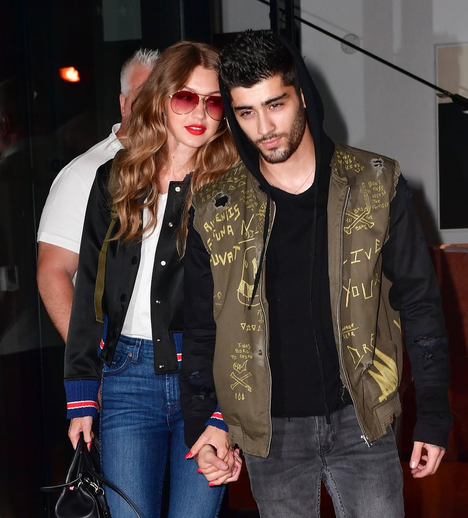 While Gigi and Zayn nailed the bomber trend.